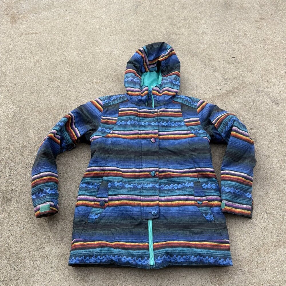 DC Aztec Winter Ski/Snowboard 10K Waterproof Jacket/Coat Kids 16